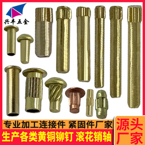 Rivets en laiton semi-creux 0,8-6,5 mm moletés nickelés, chromés, zingués, personnalisés pour usage industriel - Product Image 4