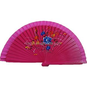 Éventail pliant en bois vintage pour la danse, cadeau multicolore, décoration de mariage et de fête, éventail espagnol, éventail de danse, décoration - Product Image 4