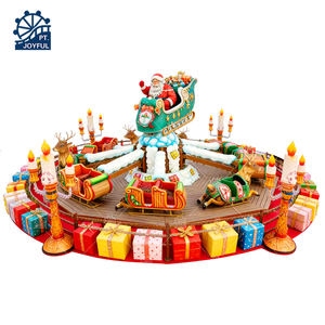 Atracciones de Parque de Diversiones para Niños, Carrusel Giratorio de Santa Claus en Venta - Product Image 3