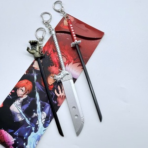 17 Designs Porte-clés <span class=keywords><strong>Anime</strong></span> Japonais Style <span class=keywords><strong>Sword</strong></span> <span class=keywords><strong>Art</strong></span> <span class=keywords><strong>Online</strong></span>, 3 pièces/ensemble, Pendentif en Métal, Accessoires de Porte-clés - Product Image 6