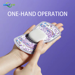 Terapia Mini elettroterapia portatile massaggio Patch Ems elettrico per massaggio del collo vibrazione pulsata per spalla Mini massaggiatore - Product Image 2