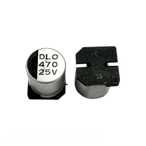 Condensateur SMD Original Surface Mount CAP ALUM 220UF 20% 25V 220 uF CDL025M221F10PE50V00A - Product Image 1