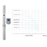 Pompa Sumur Dalam Tenaga Surya SN 1.25 Inch Stainless Steel DC Brushless Screw Borehole Pump Pompa Air Surya Diameter Kecil dengan MPPT