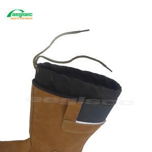 <span class=keywords><strong>Botas</strong></span> de Seguridad Industriales AEGISEC con Puntera de Acero, Resistentes al Aceite, Dieléctricas, con Forro de Lana Cálido para Invierno - Product Image 4