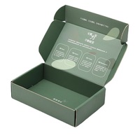 Boîte d'expédition en carton ondulé E-Flute avec logo personnalisé imprimé, doublée d'éponge, pour chaussettes et vêtements, idéale pour le e-commerce