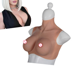 Prothèse mammaire en silicone pour travestis, texture réaliste, pour cosplay, diffusion en direct de célébrités en ligne, bonnets B/C/D/E/F/G - Product Image 1