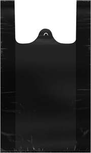 ถุงพลาสติกพร้อมที่จับสำหรับใช้ในการช้อปปิ้งสไตล์เสื้อยืดซูเปอร์มาร์เก็ตและร้านอาหารจำนวนมาก - Product Image 6