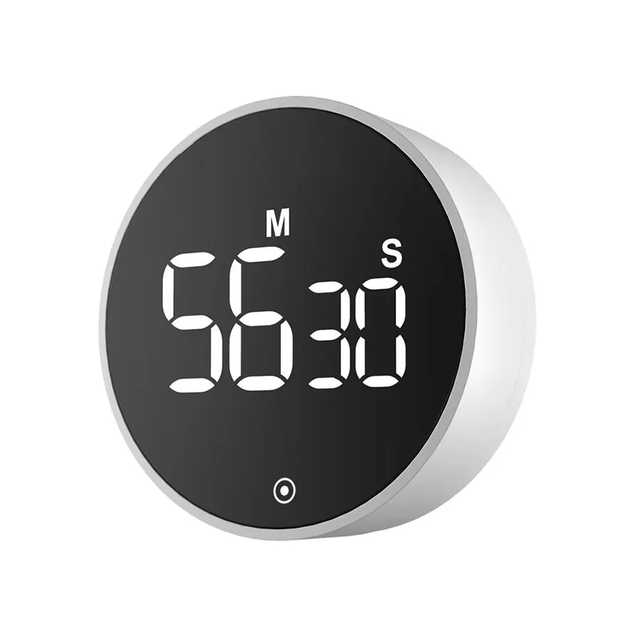 Extra Large LED Digital Screen Kitchen Timer Easy Use Power Saving Mode Timing Memory Repeat Function Magnetic Test Instrument