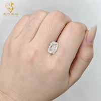 Diamant de laboratoire en forme de coussin allongé 1CT 2CT 3CT, couleur DE, pureté VS VVS, pour la fabrication de bijoux de mariage