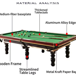 Table <span class=keywords><strong>de</strong></span> <span class=keywords><strong>billard</strong></span> chinoise à 8 <span class=keywords><strong>boules</strong></span> sur mesure, fabrication directe d'usine, table <span class=keywords><strong>de</strong></span> <span class=keywords><strong>billard</strong></span> chinoise à 8 <span class=keywords><strong>boules</strong></span>, acceptation <span class=keywords><strong>de</strong></span> petites commandes et d'essais. - Product Image 1