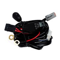 Kit de câblage de relais pour éclairage de travail LED de voiture 12V 30A, interrupteur marche/arrêt pour phare antibrouillard HID, lampe LED, bande lumineuse longue, projecteurs tout-terrain