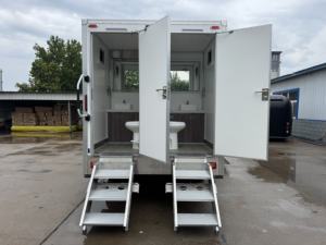 Unité <span class=keywords><strong>de</strong></span> toilettes et <span class=keywords><strong>de</strong></span> douche <span class=keywords><strong>de</strong></span> luxe sur mesure Cogsun, remorque <span class=keywords><strong>de</strong></span> toilettes autonome pour la plage. - Product Image 6