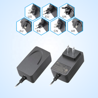 Adaptateur secteur POS sans halogène 18W PSE GS CB, sortie 5V 2A pour caméras de vidéosurveillance, routeur Globe, ABS PC, à brancher