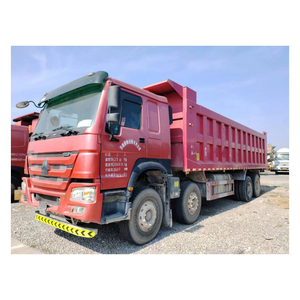 SINOTRUCK HOWO Serie 8x4 Camión pesado diésel Camión volquete Transmisión manual de alta capacidad Euro 2 Cámara trasera rápida usada izquierda - Product Image 1
