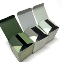Boîte à bougies en matériaux recyclés avec forme personnalisable, impression quadrichromie et marquage à chaud, emballage cadeau