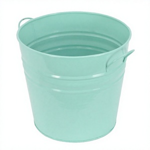 Seau de jardinière de qualité exclusive Pot de fleur impressionnant enduit de couleur personnalisée décoration de jardin à la maison conteneur de jardinière - Product Image 1
