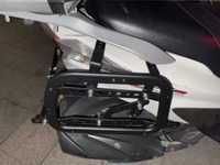 Support de fixation universel en alliage d'aluminium SMOK pour sacoches latérales de moto, porte-bagages arrière, kits de cadres de porte-sacoches, capacité 18L/38L