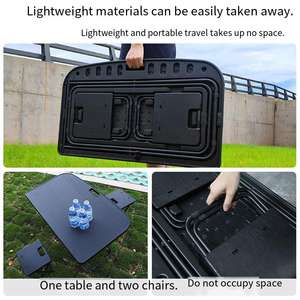 <span class=keywords><strong>Table</strong></span> de pique-nique <span class=keywords><strong>pliante</strong></span> Portable de luxe ensemble de chaises nouvelle petite <span class=keywords><strong>Table</strong></span> de <span class=keywords><strong>Camping</strong></span> de coffre <span class=keywords><strong>pour</strong></span> Tesla modèle Y décoration intérieure de voiture - Product Image 5