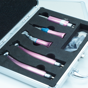 Tandheelkundige Toevoer Handstuk Drukknop 45 Graden Tandheelkundige Kit Luchtturbine Lage Snelheid Contra Hoek 2/4 Gaten Scaler - Product Image 1