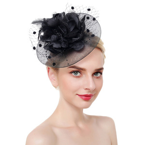 Fascinateurs classiques européens et américains, chapeaux de mariage élégants pour femmes, fascinateurs à la mode pour femmes - Product Image 1