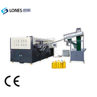 Máquina Automática para Fabricación de Botellas de Plástico PET/PP LS-A6 con Control PLC y Cilindro Airtac (Capacidad de 8000 BPH)