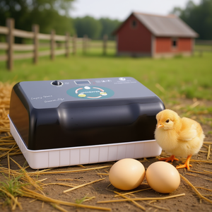 Incubadora Digital SmartLife para 12 Huevos, con Volteo Automático, Máquina de Incubación de Aves de Corral, Plástico Negro, Enchufe Estadounidense - Product Image 2