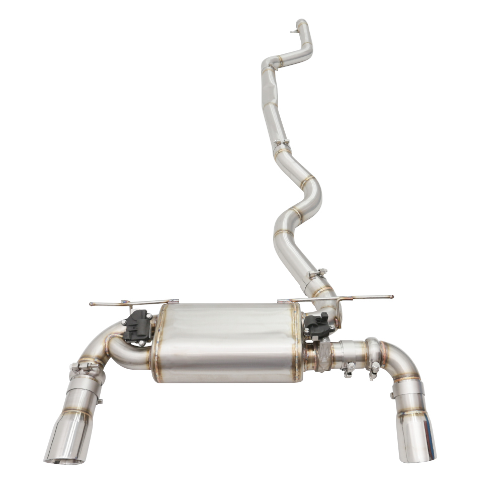 VantaFlow 1.5mm SUS304 Catback Performance Exhaust System for BMW F30 340i B58 3.0L 2015-2018 TIG Welded Mirror Polished Exhaust Pipe