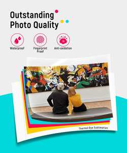 Liene 4x6 ''<span class=keywords><strong>imprimante</strong></span> Photo Wi-Fi 20 feuilles <span class=keywords><strong>imprimante</strong></span> instantanée couleur pour <span class=keywords><strong>iPhone</strong></span> Android Smartphone sublimation thermique - Product Image 4