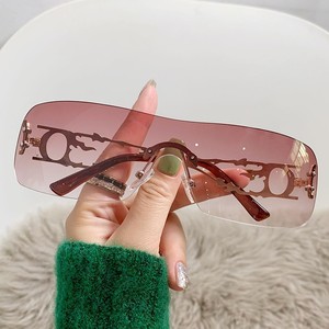 Gafas de Sol Rectangulares Sin Montura, Protección UV400, Unisex, Moda para Adultos - Product Image 2