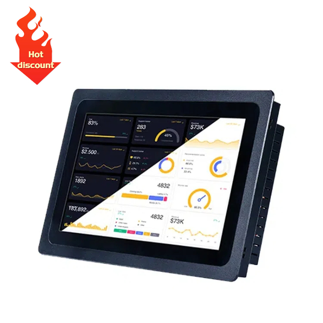 21.5 Inch All in One Computer Touch Windows 10 Slim Industrial Panel PC with SSD DDR3 Dual Core