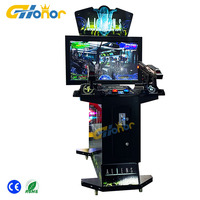 Machine de jeu d'arcade de tir à monnayeur pour parc d'attractions, simulateur de tir aux aliens à monnayeur pour salle de jeux