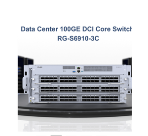 RG-S6910-3C Commutateur de centre de données 100G haute densité modulaire 4U 3 emplacements Capacité de commutation 19,2 Tbps Compatible en version précédente - Product Image 1