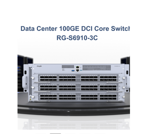 RG-S6910-3C Data Center 100G High Density Modular Core Switch 4U 3 Slots 19.2Tbps Switching Capacity Backward Compatible
