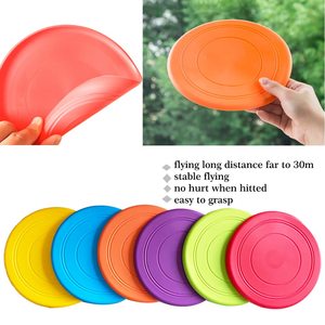 Disco Volador de Silicona Personalizado con Logotipo para Niños, Juguete para Jugar al Aire Libre en el Césped, 17 * 17 * 0.7 cm, 55g, Mini Disco Volador de Silicona en Blanco - Product Image 6