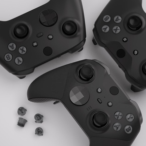 EXtremeRate Boutons d'action classiques gris clair et transparent avec symboles gris foncé, boutons ABXY pour manette Xbox Series X S - Product Image 6