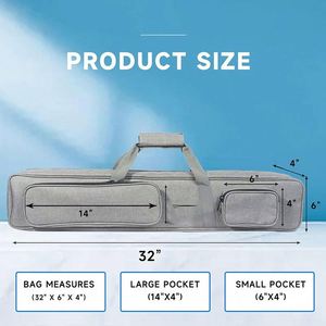BSCI Factory BSCI Waterproof Oxford Portable Billiard Cue Bag Exceptional Quality Simple and Graceful Design for Pool Sport - Product Image 4