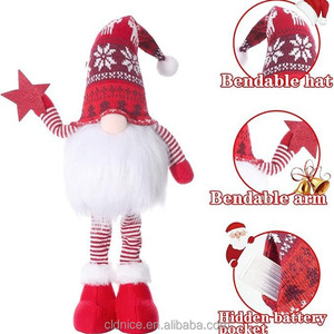 Bonita muñeca retráctil iluminada de Navidad, adornos navideños para el hogar, adornos navideños, regalos de Año Nuevo para niños - Product Image 6