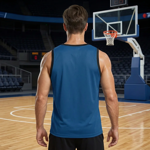 Séchage rapide Logo personnalisé Conception imprimé Teamwear Formation Maillots de basket-ball Évacuation de l'humidité Sublimation Maillot de basket-ball - Product Image 2