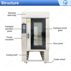 เตาอบไฟฟ้าแบบหมุนอเนกประสงค์สำหรับอบขนมปังอบเบเกอรี่โอเชี่ยน - Product Image 2