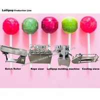 Machine de formage de bonbons durs de forme personnalisable pour ligne de production de sucette irrégulière Machine d'emballage à flux élevé