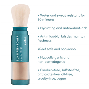 OEM/ODM Protezione <span class=keywords><strong>Solare</strong></span> Minerale Organica SPF40 PA++++ con Ossido di Zinco, Colorata, Eco-Friendly, Resistente ad Acqua/Sudore 80 Min, con Pennello Applicatore - Product Image 3