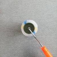 Rouleaux de Peinture Murale Industriels DIY Personnalisables 4/6/9 Pouces, Rouleau Pinceau Hot Polyester pour Peinture Latex Petits Coins