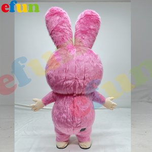 Efun-quantité minimale <span class=keywords><strong>de</strong></span> commande <span class=keywords><strong>de</strong></span> mascotte gonflable <span class=keywords><strong>de</strong></span> <span class=keywords><strong>lapin</strong></span> rose <span class=keywords><strong>de</strong></span> Pâques personnalisé, costume <span class=keywords><strong>de</strong></span> mascotte <span class=keywords><strong>de</strong></span> bébé <span class=keywords><strong>de</strong></span> <span class=keywords><strong>lapin</strong></span> <span class=keywords><strong>de</strong></span> dessin animé pour Cosplay Halloween, 1 pièce - Product Image 3