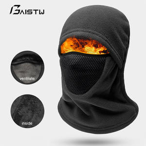 Masker nyaman tahan angin bersepeda luar ruangan syal hangat 3D uniseks musim dingin helm sepeda motor Ski dingin 100% poliester Gratis - Product Image 1