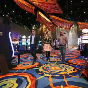 Allée de salle de bal d'hôtel, studio d'enregistrement d'arcade, cinéma, bar, casino, salon de beauté, tapis imprimé antidérapant - Product Image 3