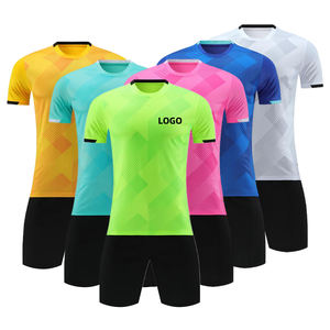 Cómoda camiseta de fútbol de equipo con estampado de números hecha de tela elástica - Product Image 2