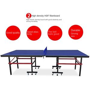 Mesa de Ping Pong Plegable de Madera para Interiores, Estándar para Adultos, 2.74m X 1.52m X 0.76m, Baja Fricción - Product Image 4