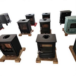 Poêle à bois en fonte HF332, 5KW, certifié CE, autoportant, pour villa, excellent rapport qualité-prix, poêle d'intérieur - Product Image 1