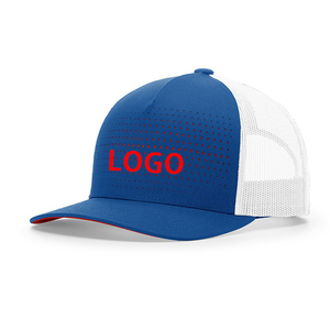 Gorras หมวกแก๊ป Blank163 5แผงสำหรับคนขับรถบรรทุกบรรทุกแบบตาข่ายแห้งเร็วหมวกแก๊ปหมวกแก๊ประบายอากาศได้ดีสำหรับผู้ชาย - Product Image 3