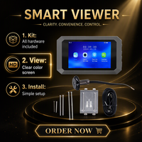 Pengintai Pintu Digital Video 3,97 Inci 2 MP Kamera Monitor Penglihatan Malam Pintar